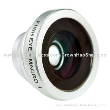 Magnetic lens kit (fisheye & macro) for iPhone 5/5s & Samsung S3/S4/S5